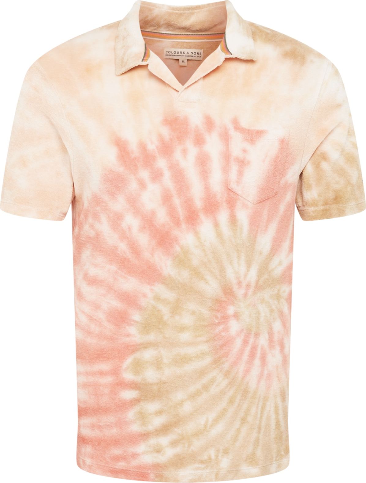 COLOURS & SONS Tričko krémová / nažloutlá / broskvová / lososová