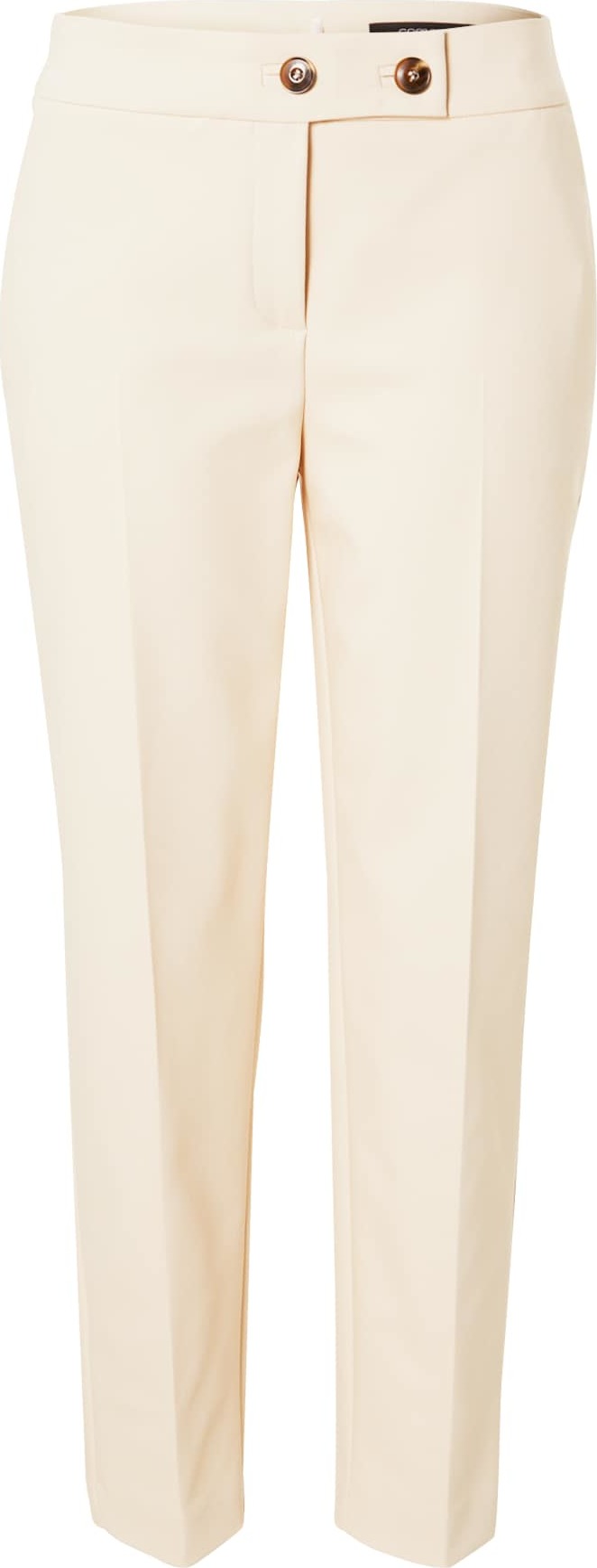 COMMA Kalhoty s puky champagne