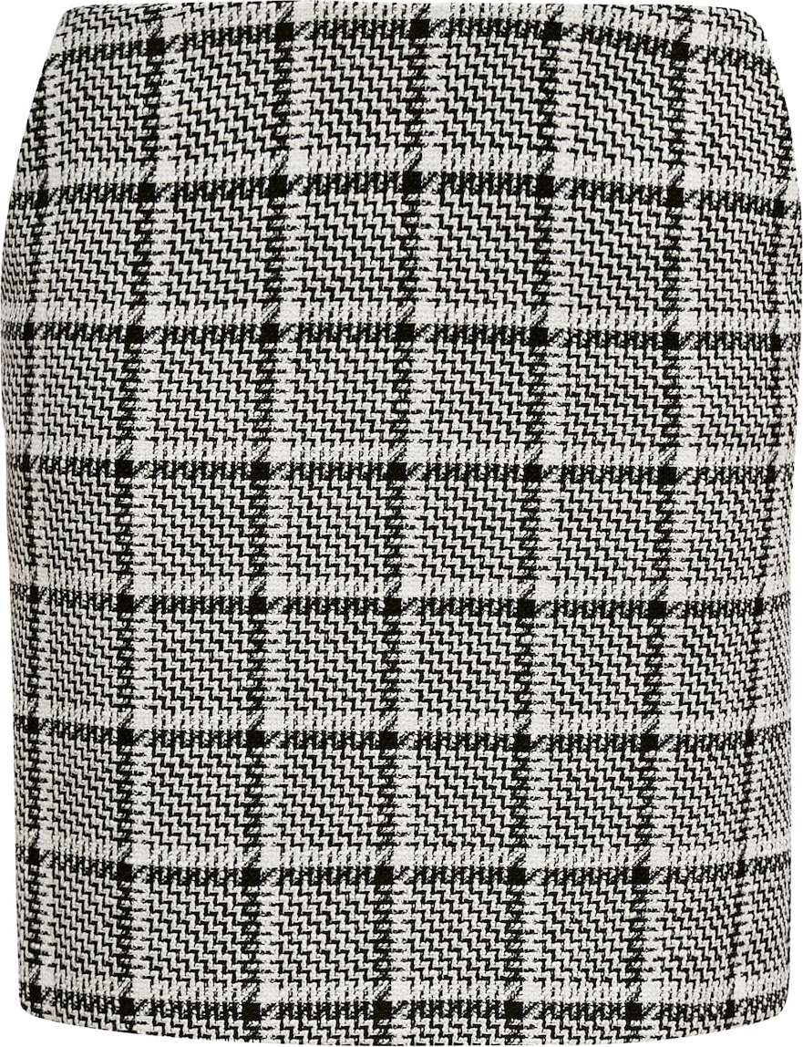 COMMA Sukně černá / bílá