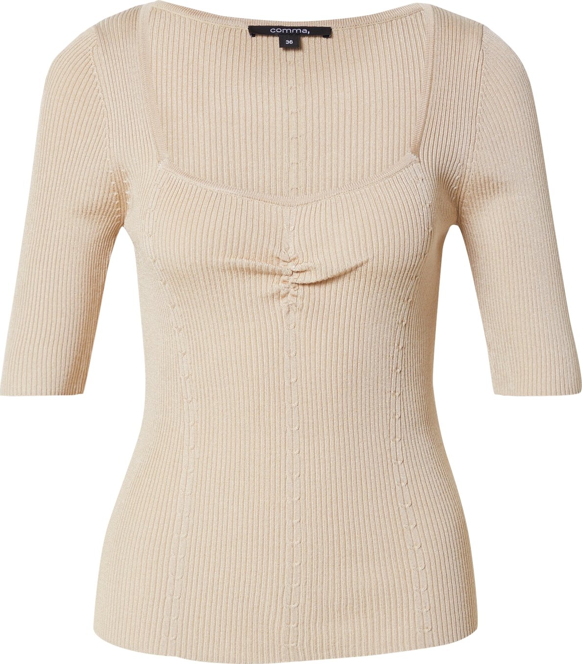 COMMA Svetr pudrová