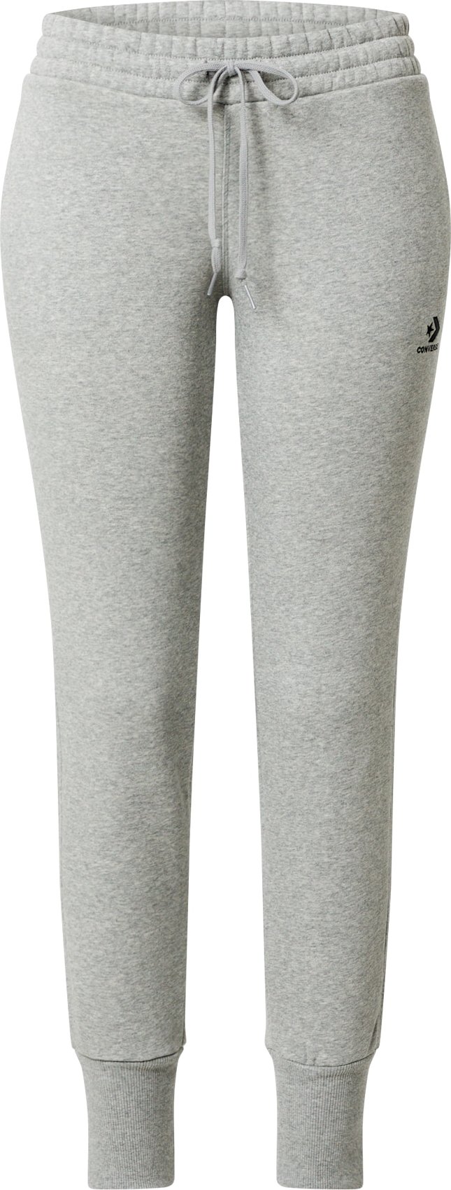 CONVERSE Kalhoty 'Chevron' šedý melír / černá