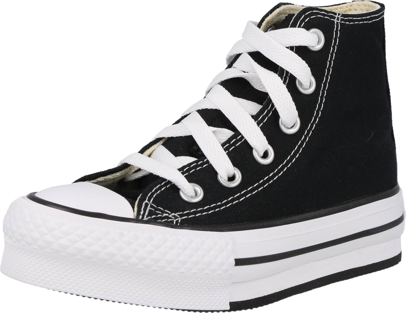 CONVERSE Tenisky 'Chuck Taylor All Star' černá / bílá