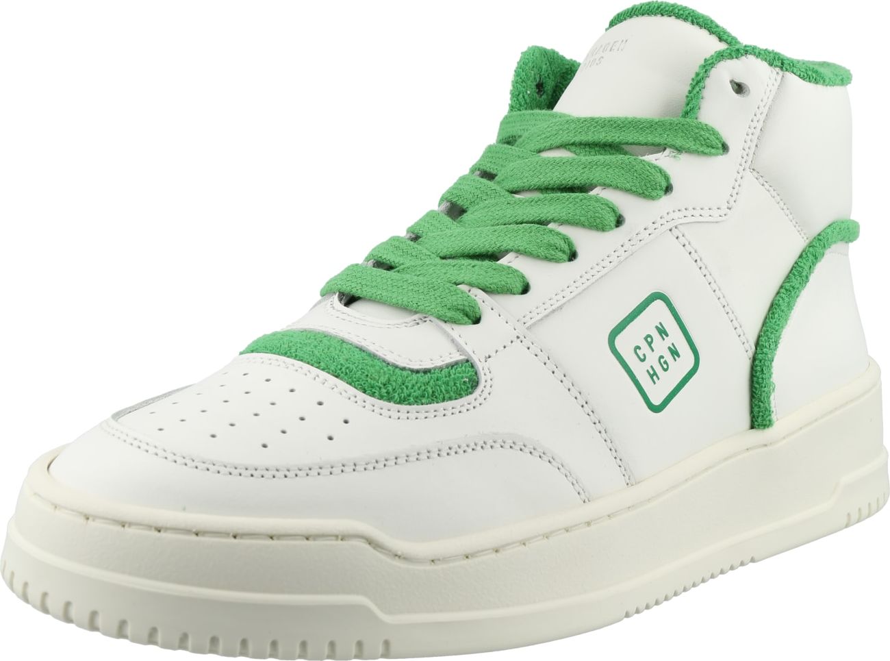 Copenhagen Kotníkové tenisky zelená / bílá
