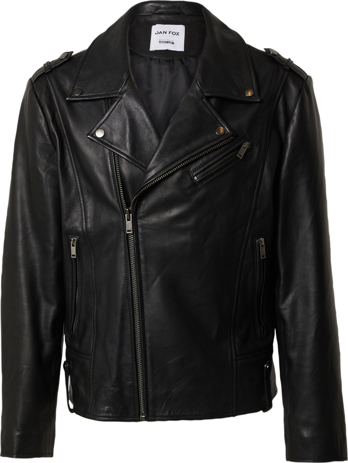 DAN FOX APPAREL Přechodná bunda 'Mika' černá