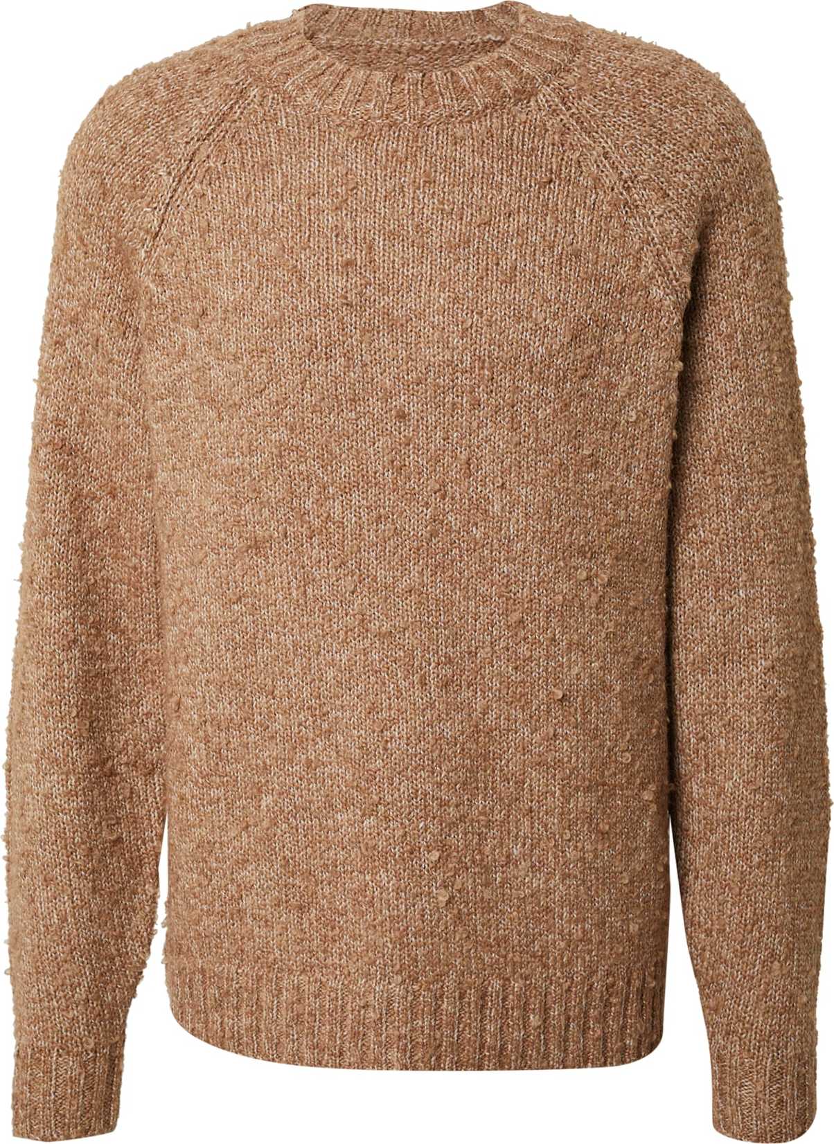 DAN FOX APPAREL Svetr 'Emilio' velbloudí