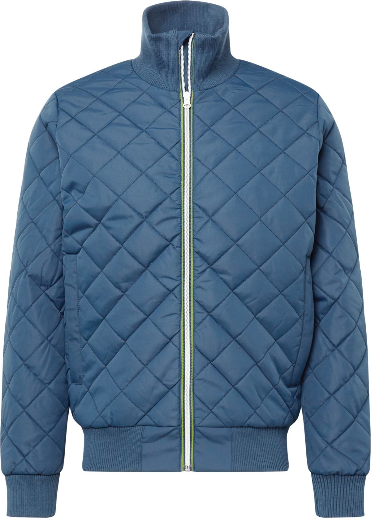 Derbe Přechodná bunda enciánová modrá / limetková