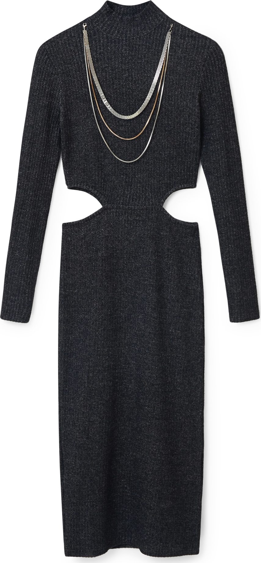 Desigual Šaty 'LAYLA' antracitová