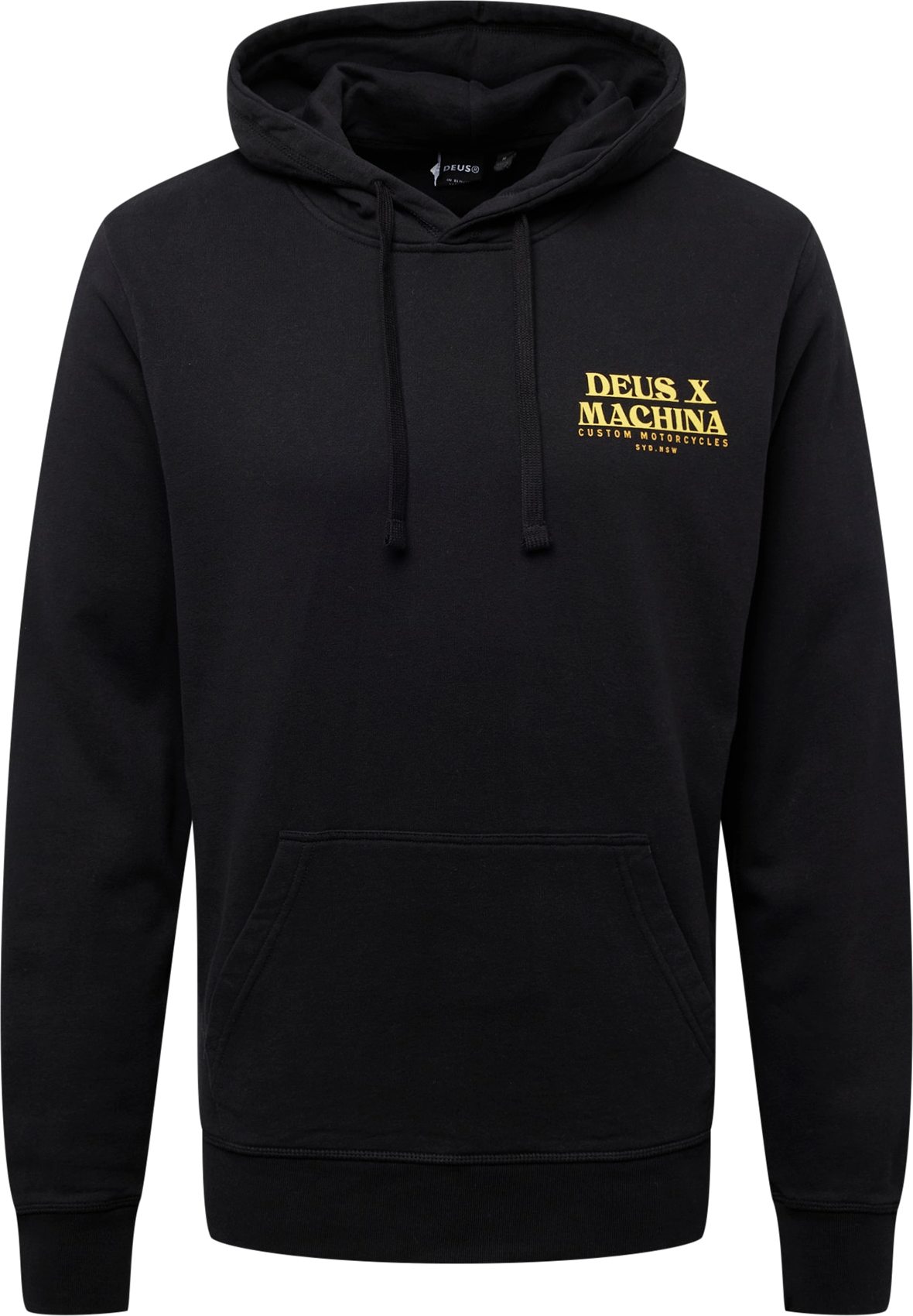 DEUS EX MACHINA Mikina 'Unshore' zlatá / černá