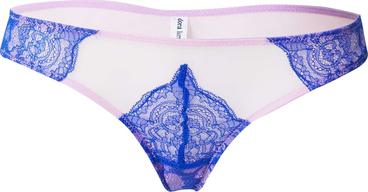 Dora Larsen Tanga 'CAMERON' modrá / pastelová fialová