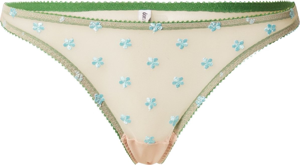 Dora Larsen Tanga 'LUMI' světlemodrá / trávově zelená / pudrová