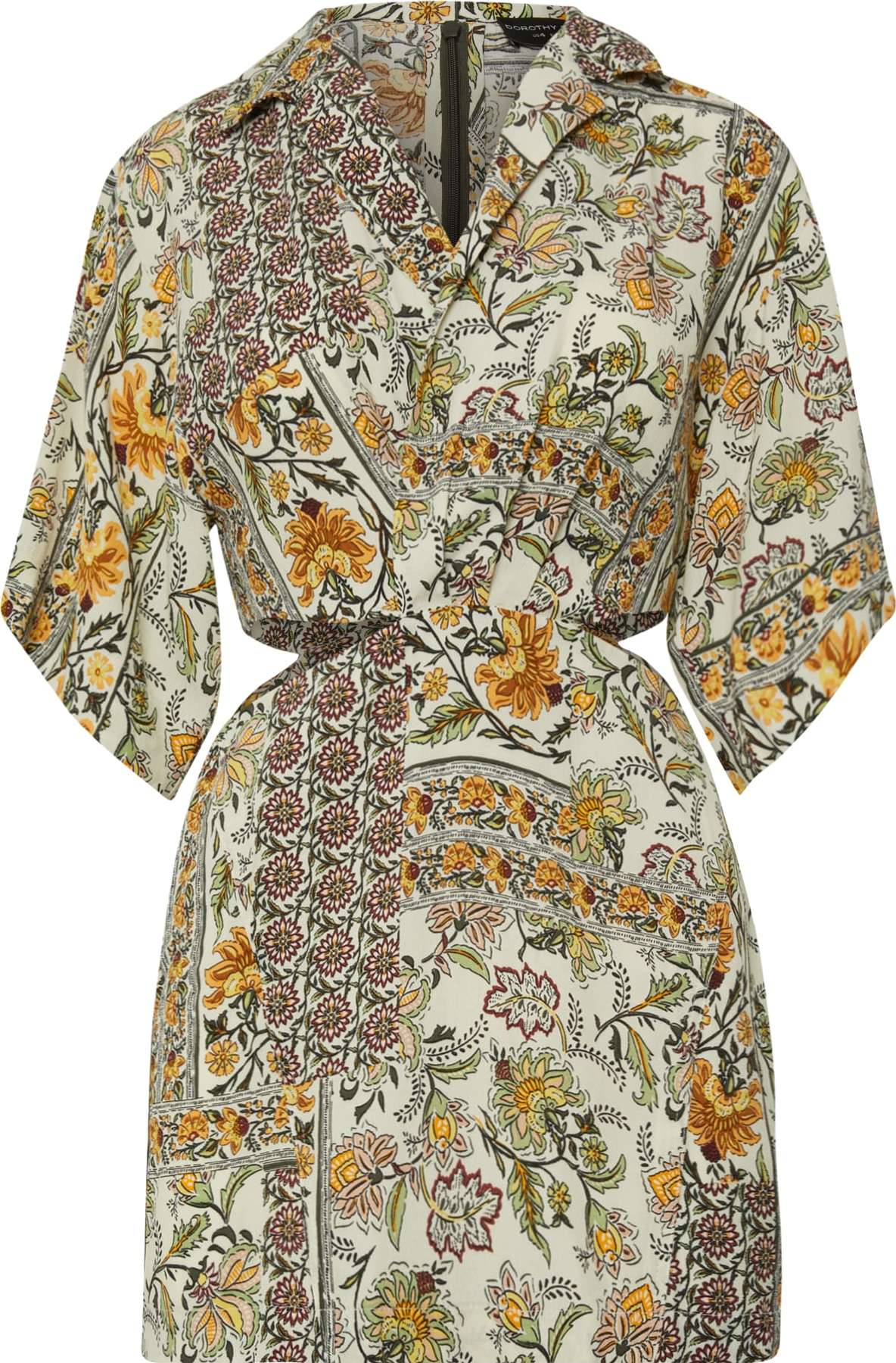 Dorothy Perkins Petite Šaty žlutá / khaki / mátová / tmavě zelená