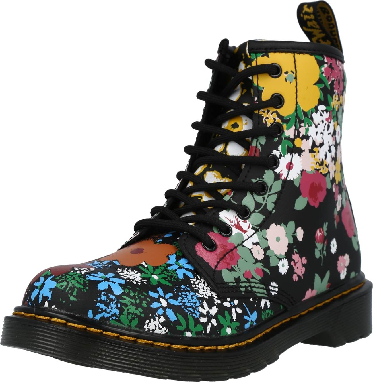 Dr. Martens Kozačky modrá / žlutá / fialová / černá / bílá