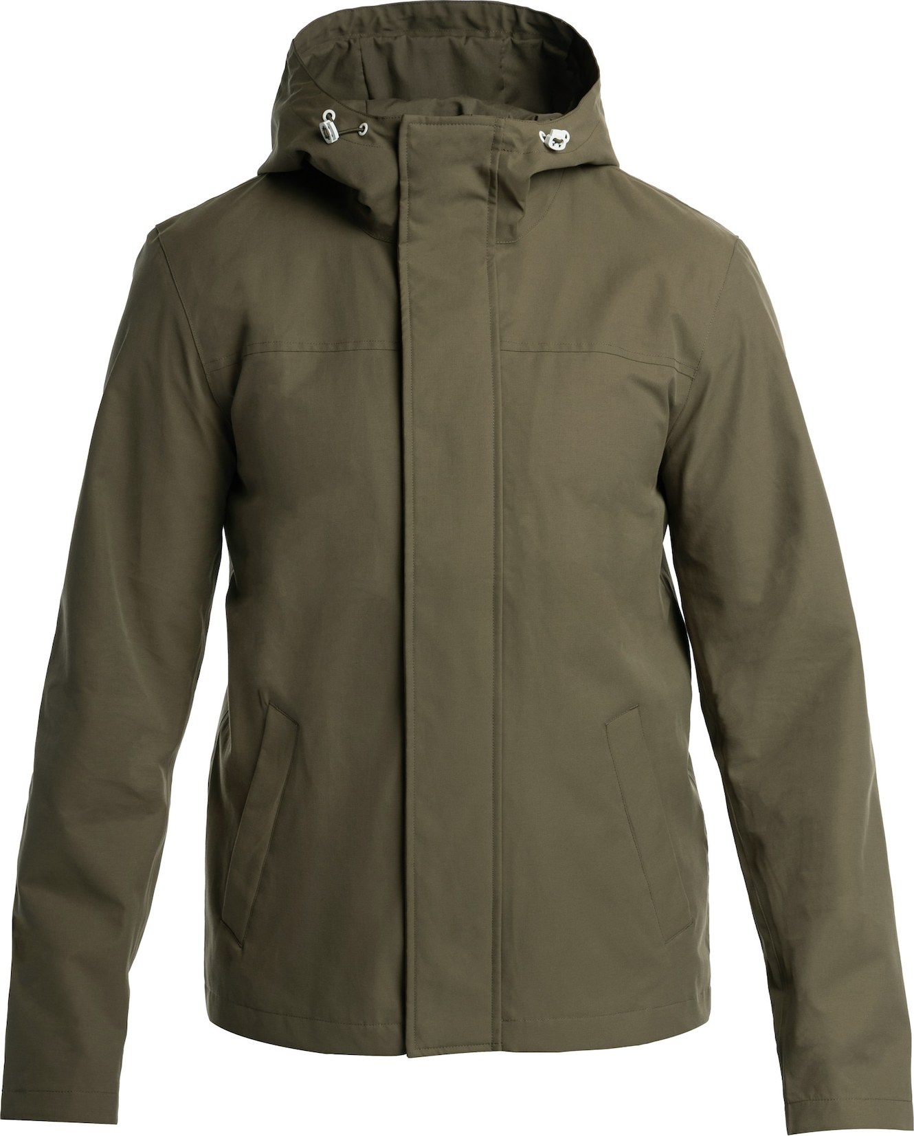 DreiMaster Maritim Přechodná bunda olivová / bílá