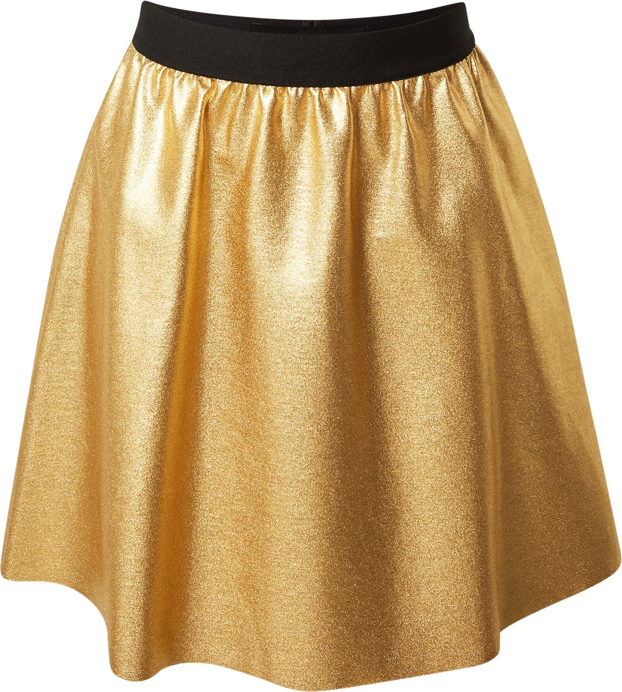 DRYKORN Sukně 'MAIRI' zlatá / černá