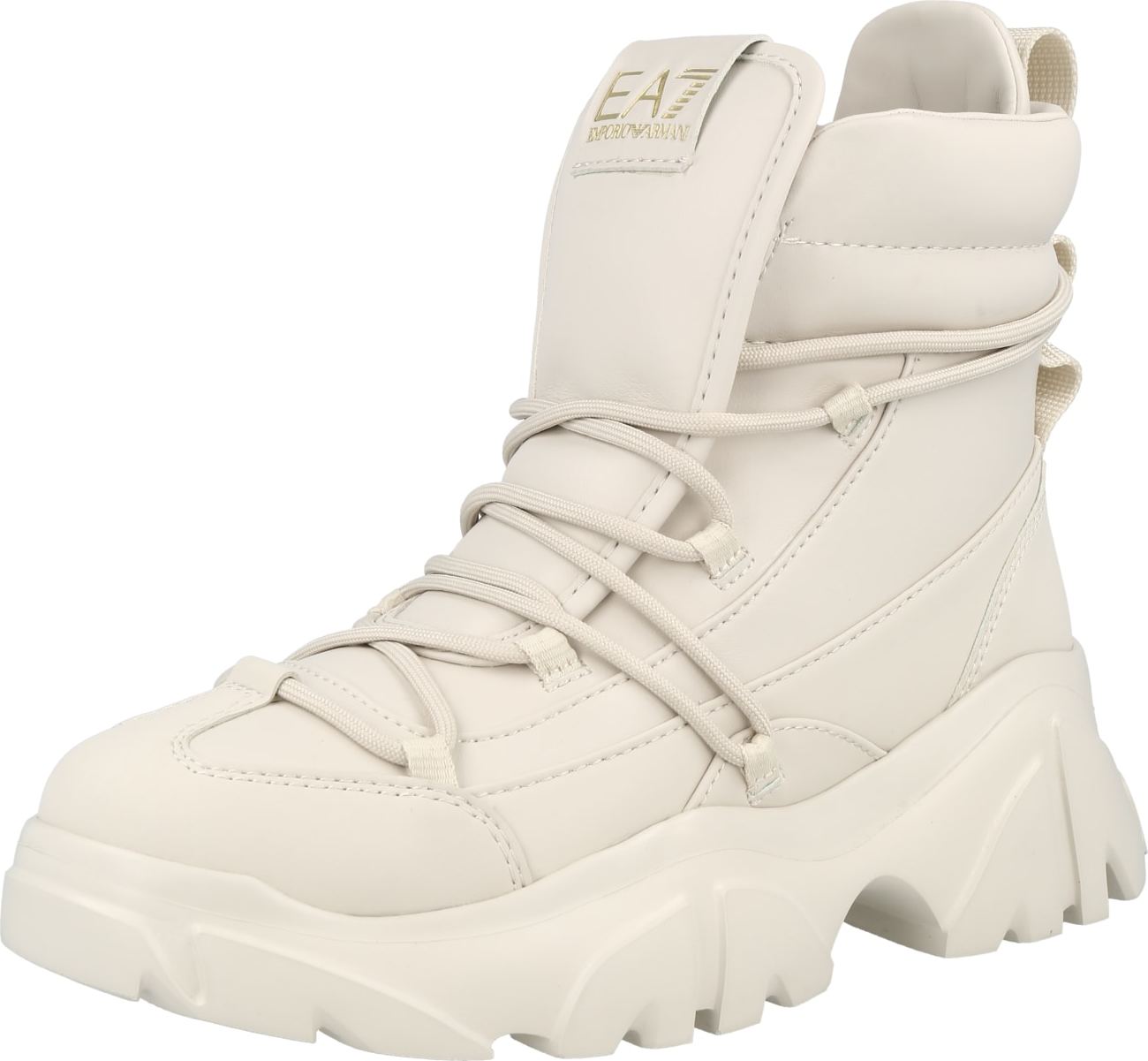 EA7 Emporio Armani Kozačky krémová