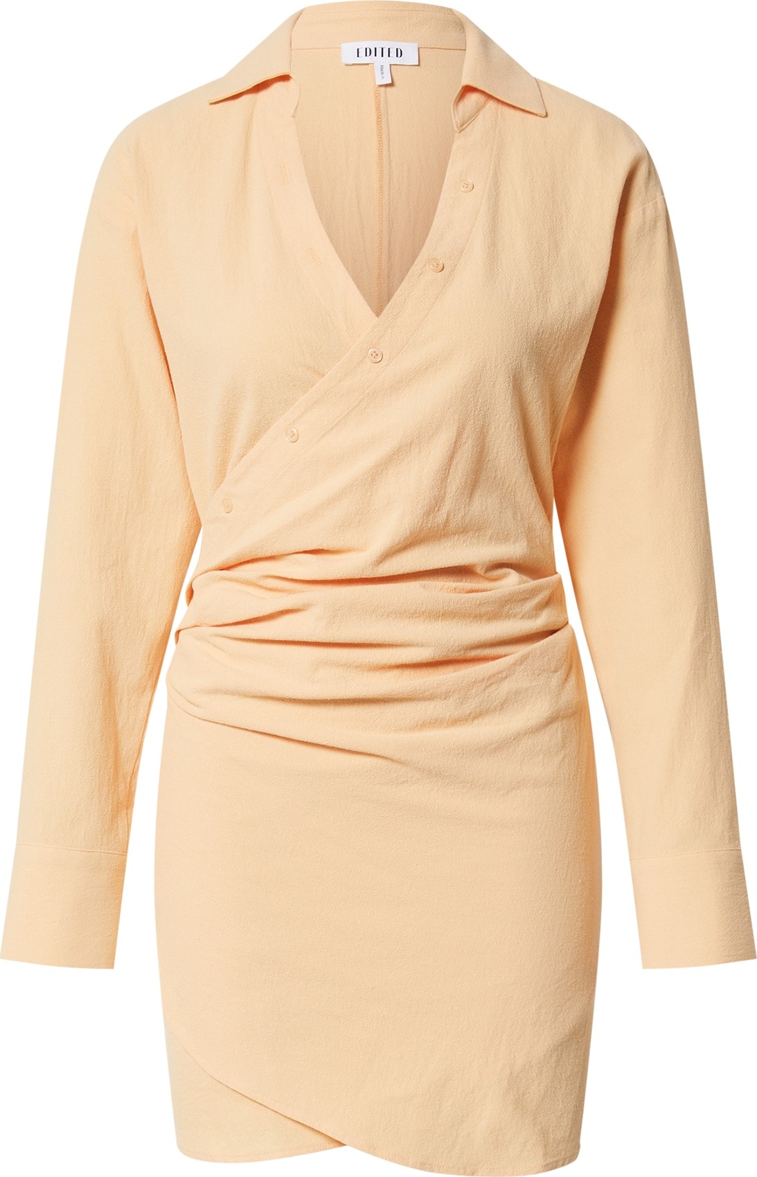 EDITED Košilové šaty 'Hedone' pastelově oranžová
