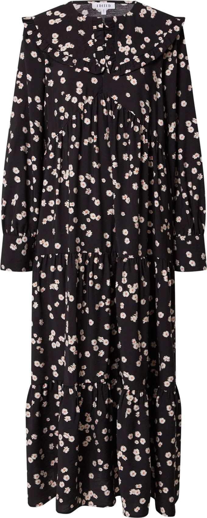 EDITED Košilové šaty 'Joni' pink / černá / bílá