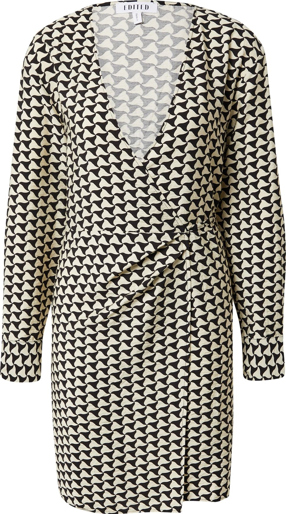 EDITED Šaty 'Immanuela' černá / bílá