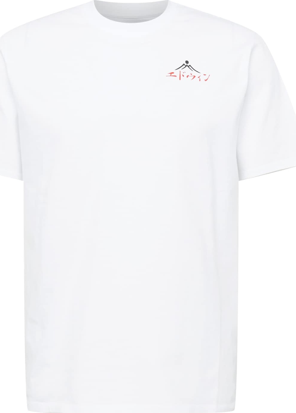 EDWIN Tričko 'Goshuin' antracitová / melounová / bílá