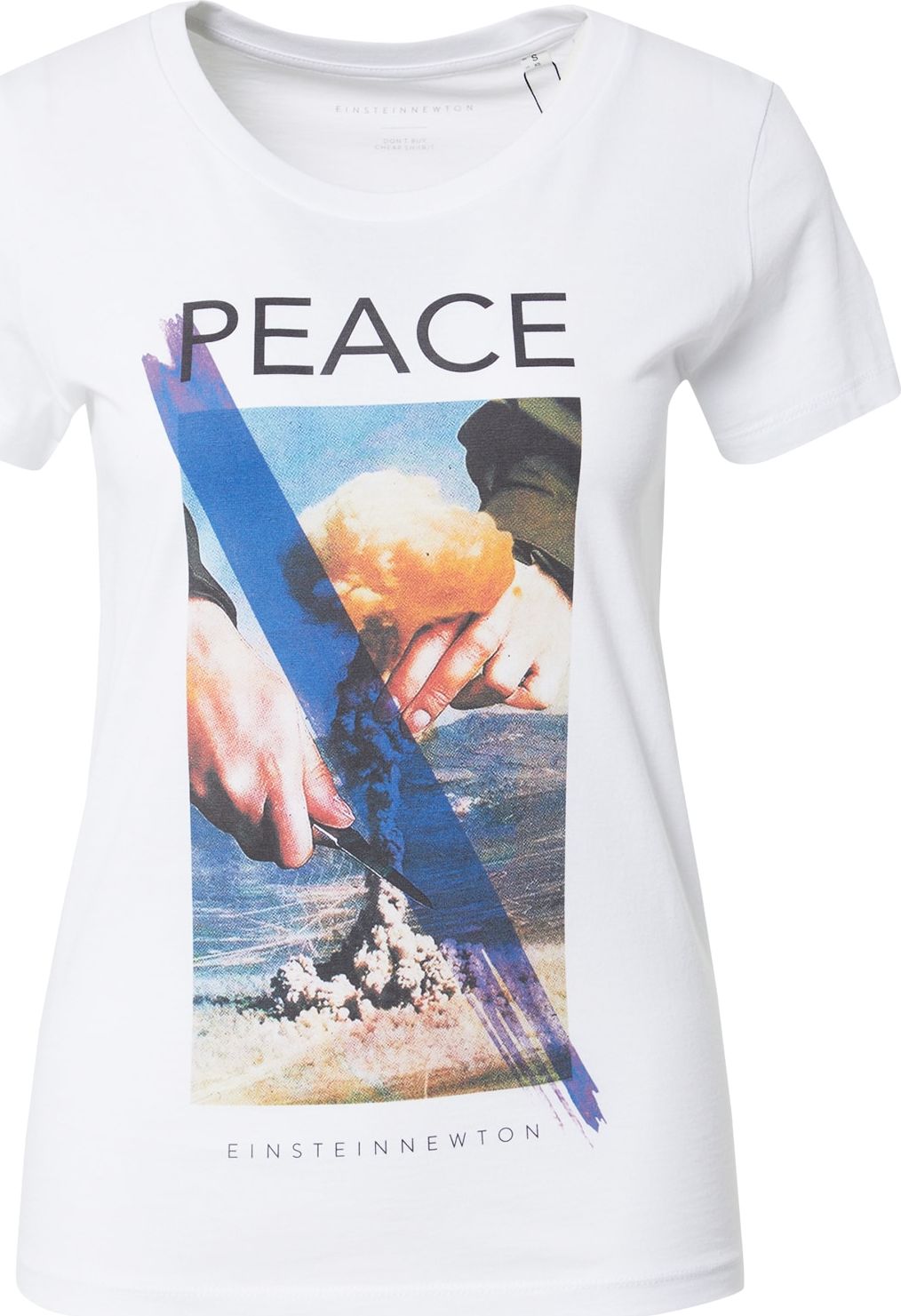 EINSTEIN & NEWTON Tričko 'Peace' mix barev / bílá