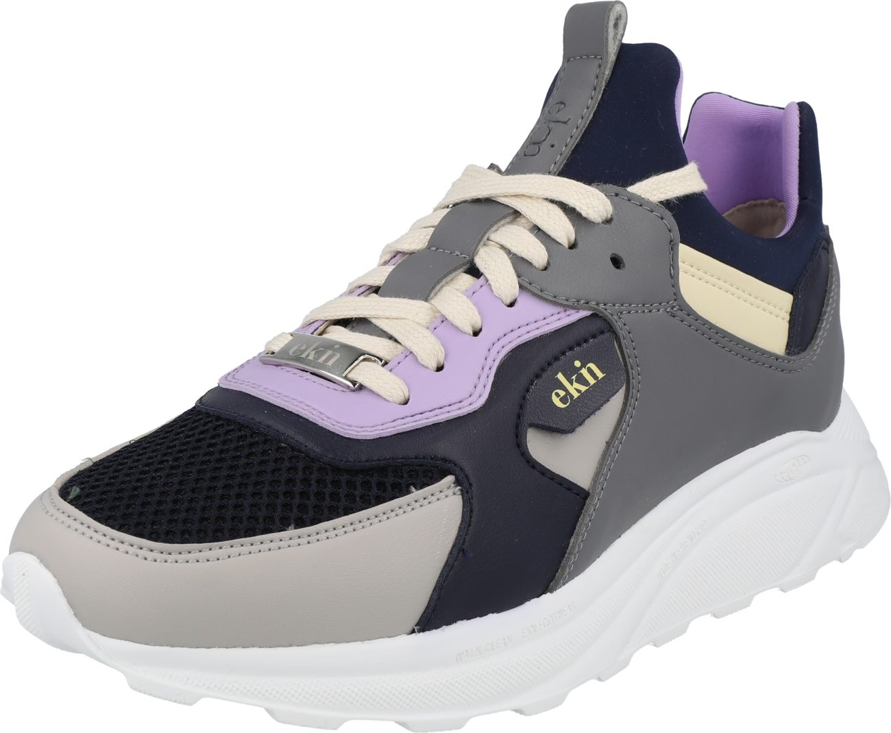 EKN Footwear Tenisky 'LARCH' noční modrá / šedá / fialová
