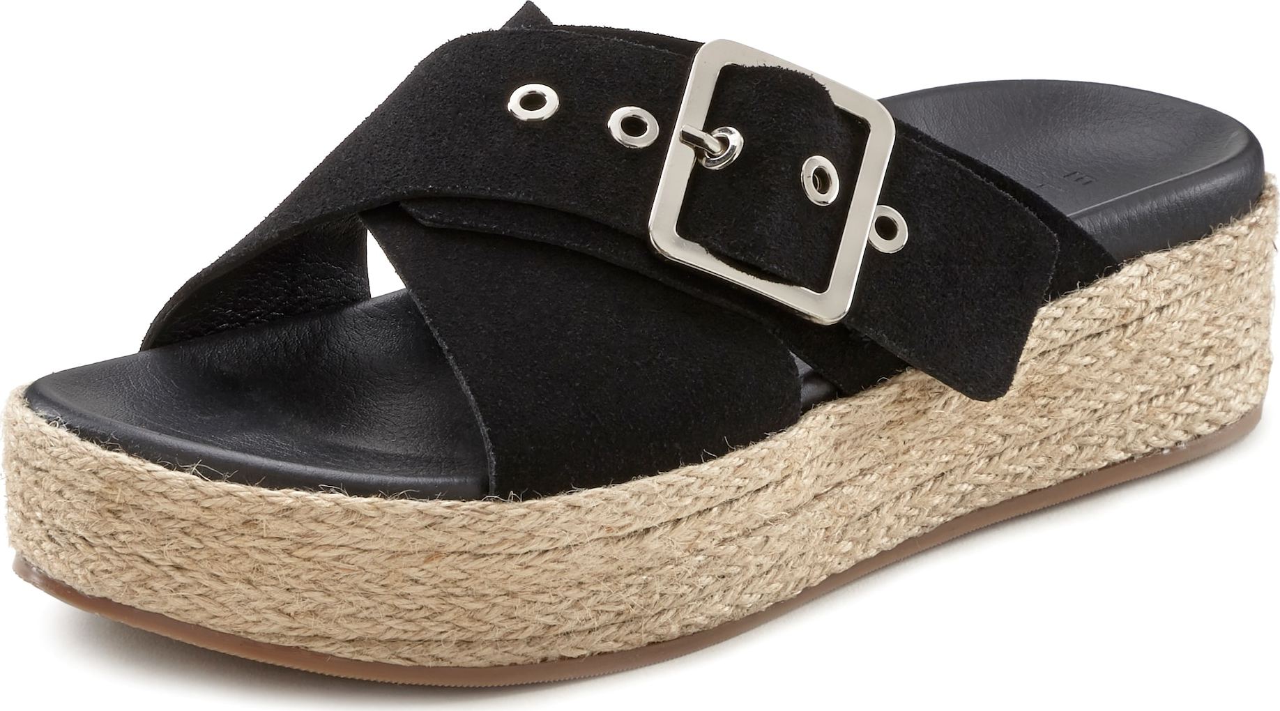 Elbsand Pantofle černá