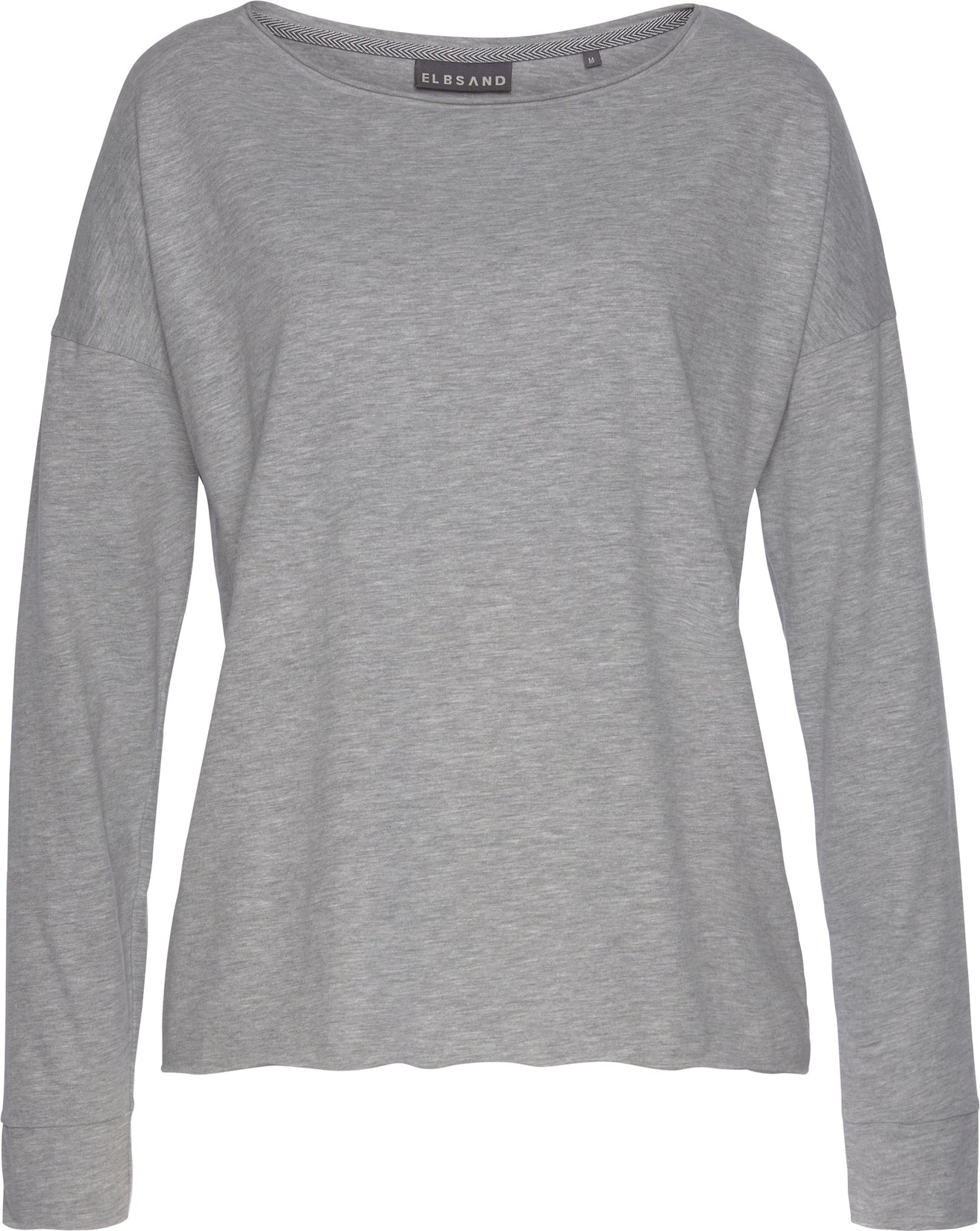 Elbsand Tričko 'Eltje' světle šedá / šedý melír