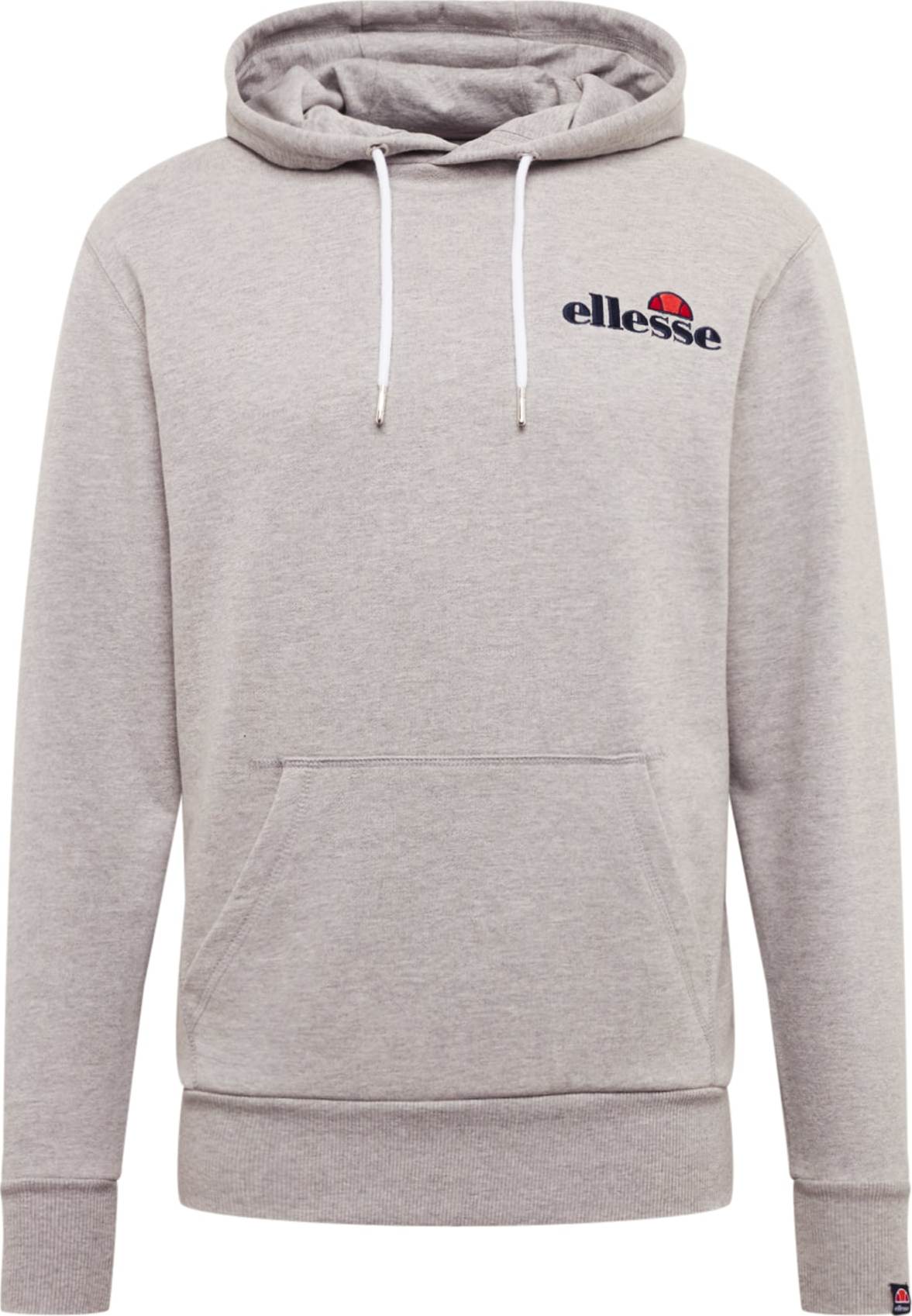 ELLESSE Mikina 'Primero' šedý melír / červená / černá