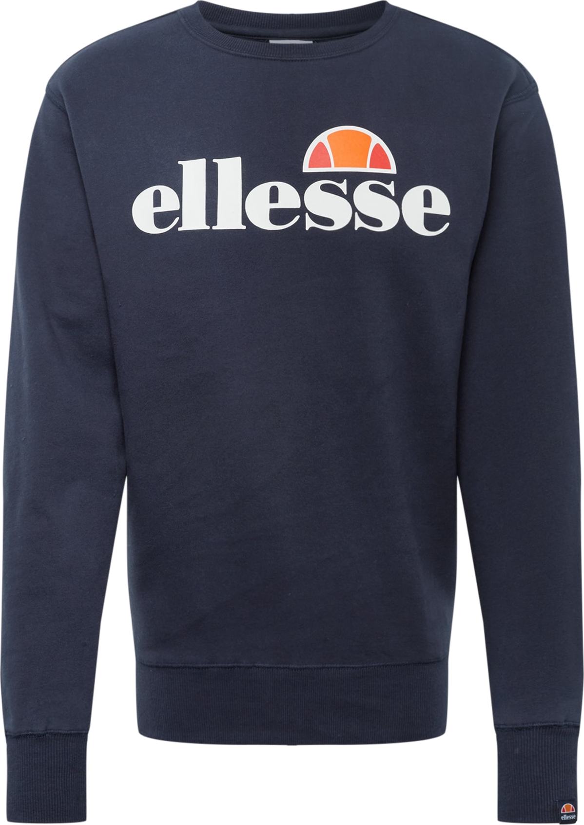 ELLESSE Mikina 'Succiso' námořnická modř / oranžová / oranžově červená / bílá