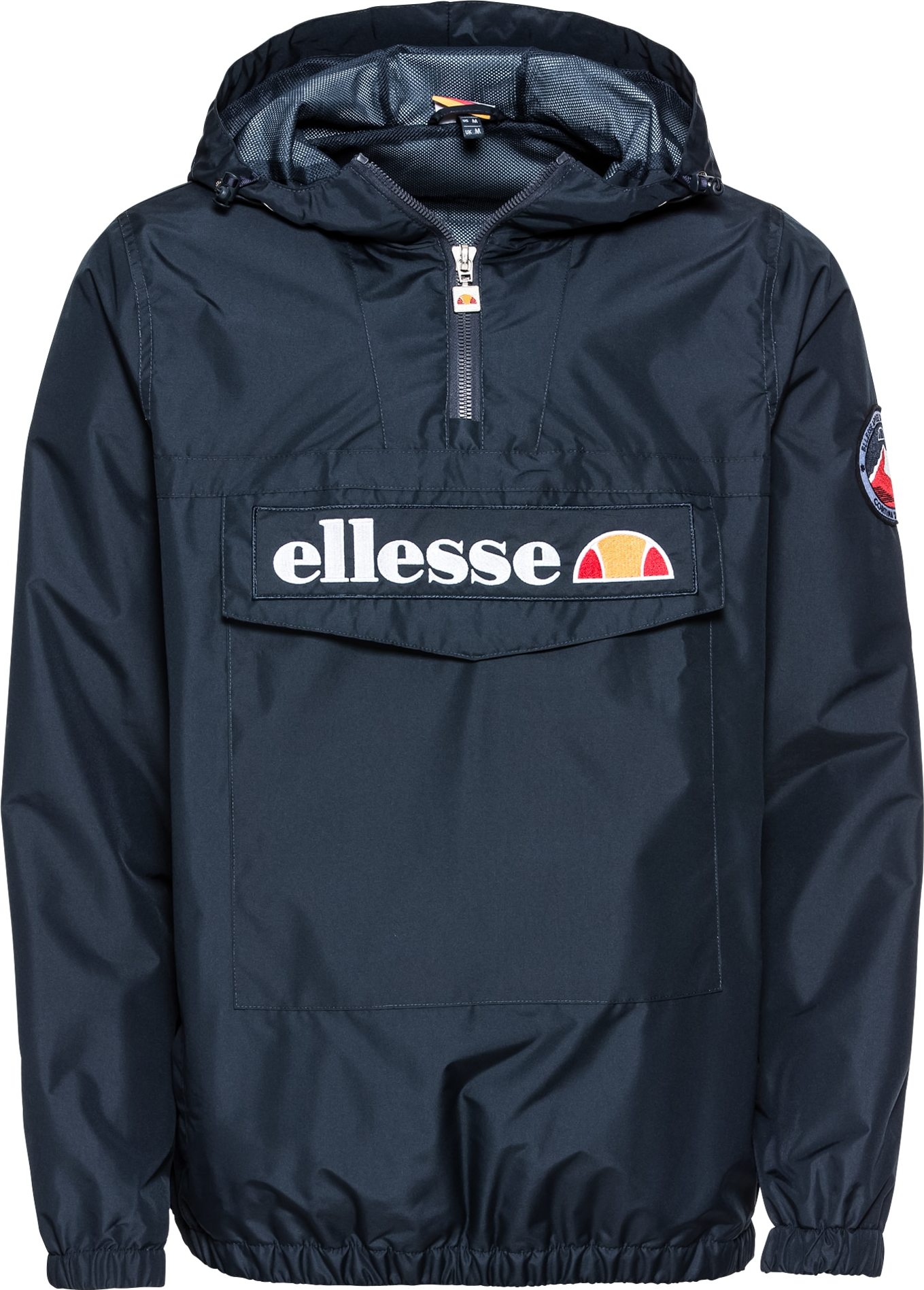ELLESSE Přechodná bunda 'Mont 2' námořnická modř / oranžová / světle červená / bílá