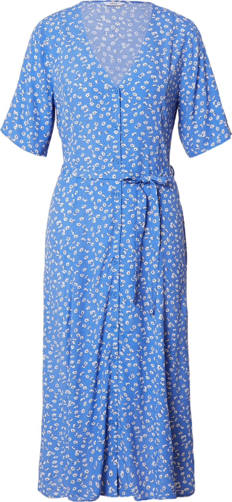 Envii Košilové šaty 'FANDANGO' modrá / šedá / bílá