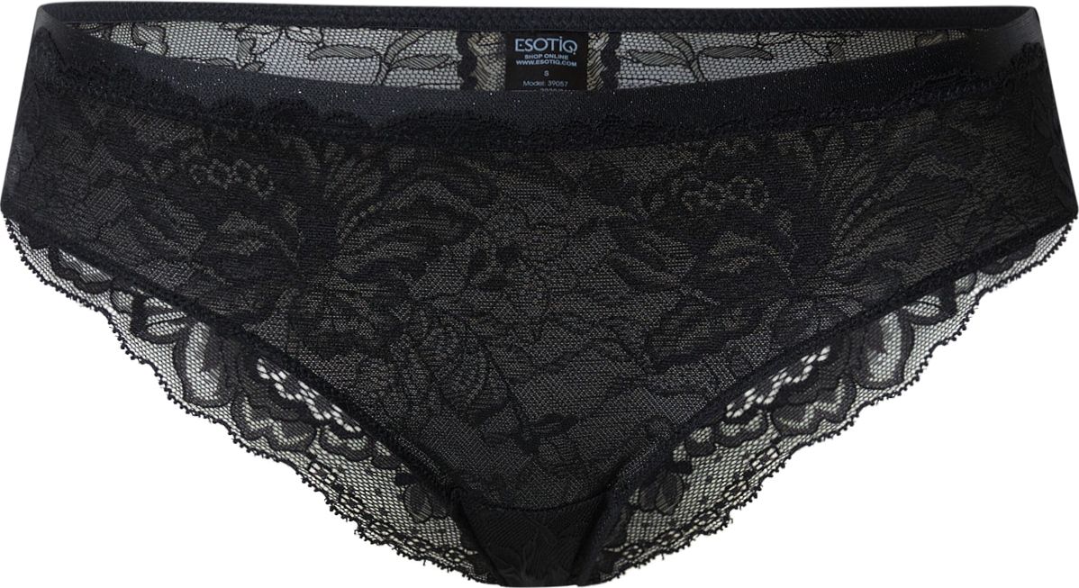 ESOTIQ Kalhotky 'Abri' černá
