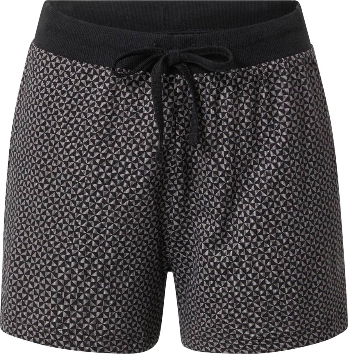 ESPRIT Pyžamové kalhoty šedý melír / černá