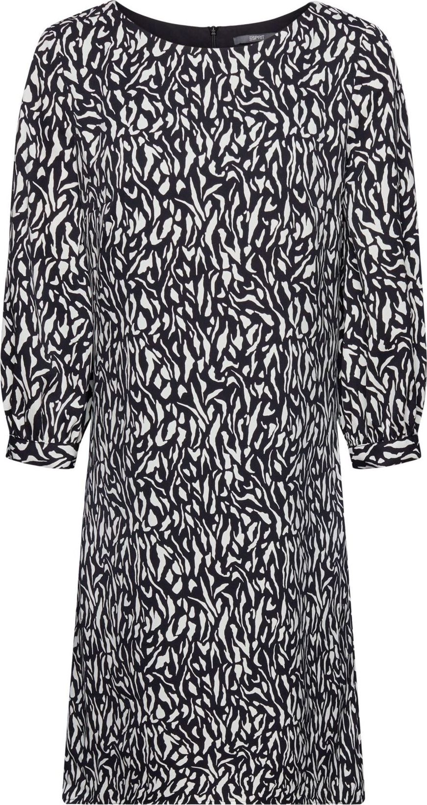 ESPRIT Šaty černá / bílá