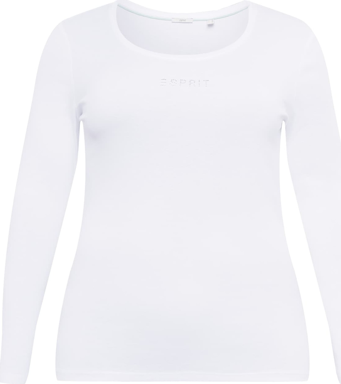 Esprit Curves Tričko stříbrná / offwhite