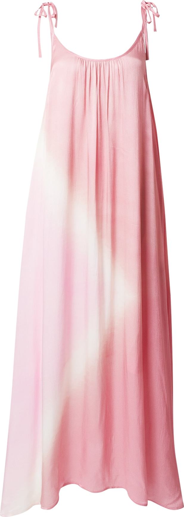 Essentiel Antwerp Letní šaty béžová / růžová / pastelově růžová