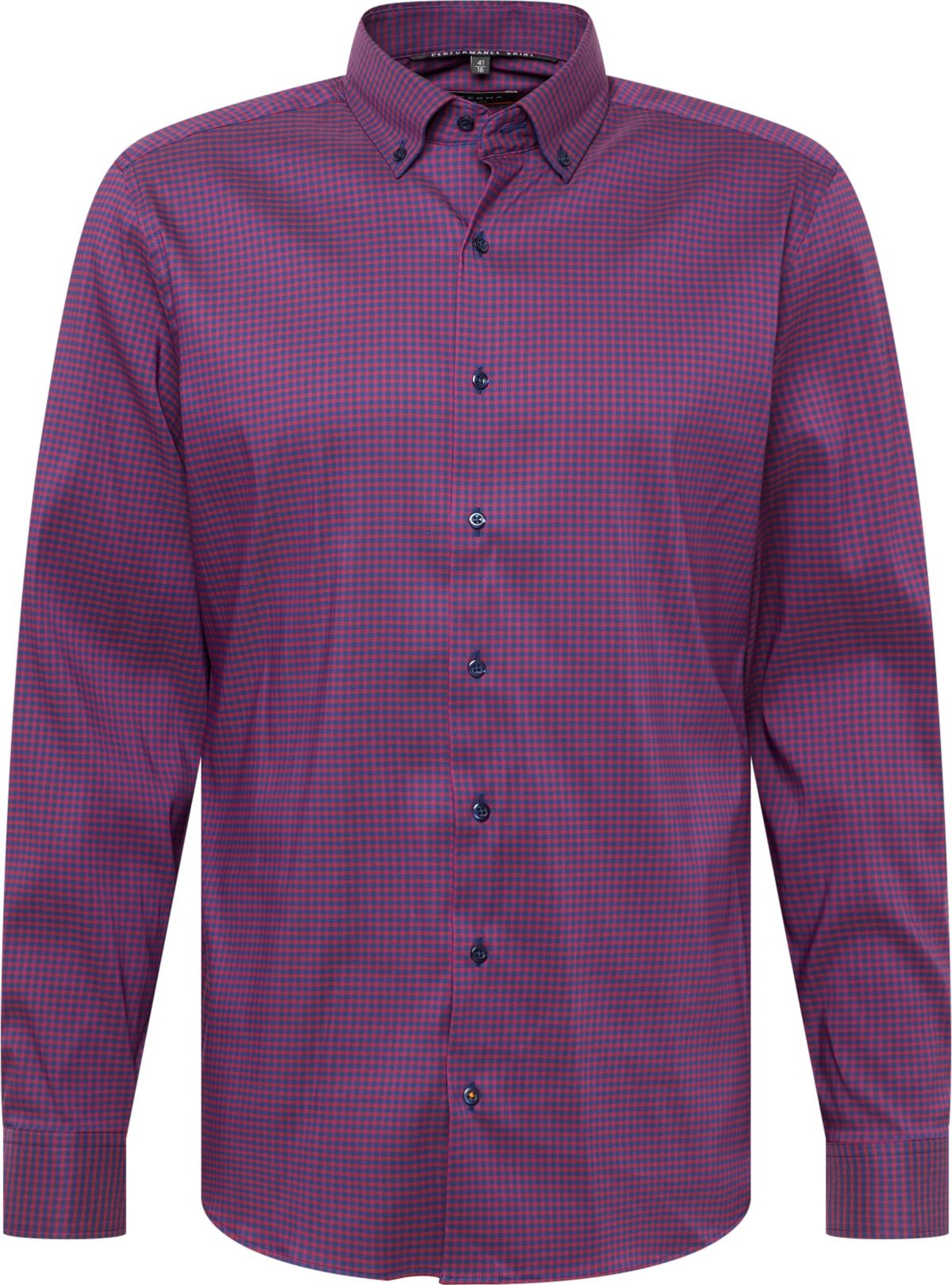 ETERNA Košile modrá / červenofialová