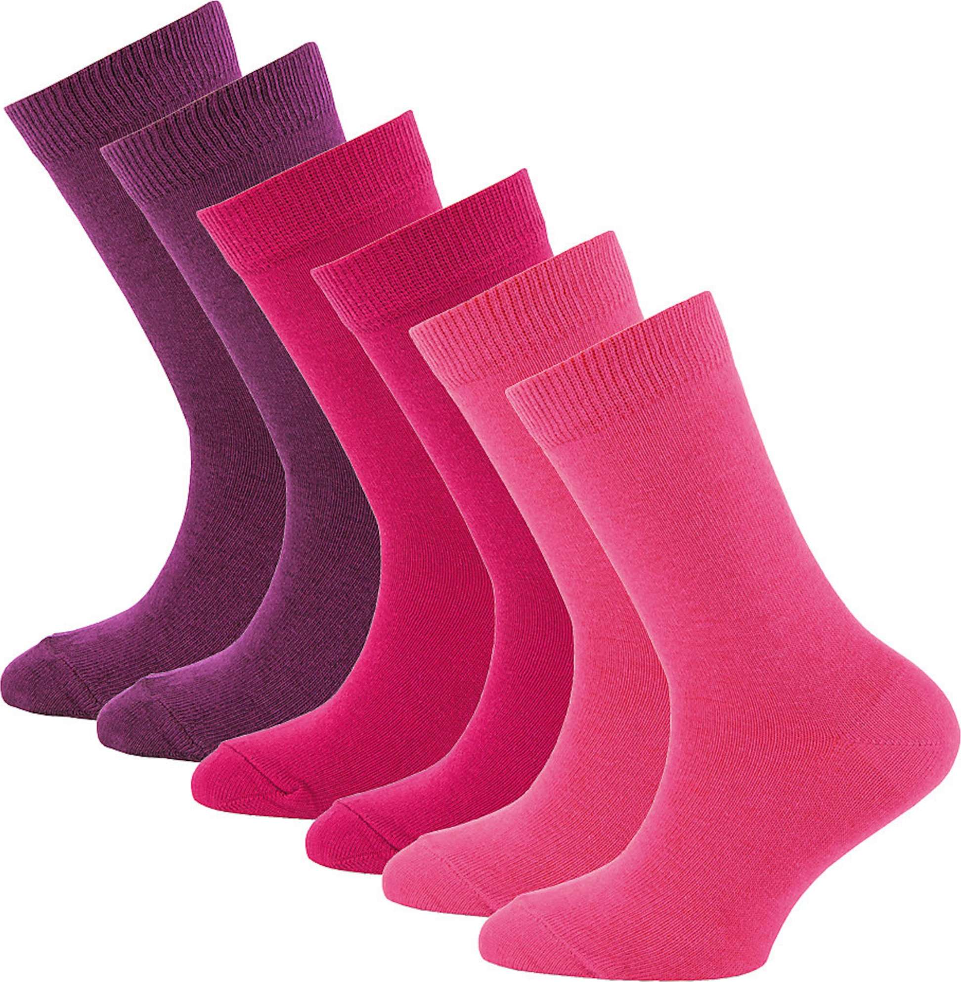 EWERS Ponožky lilek / pink / tmavě růžová