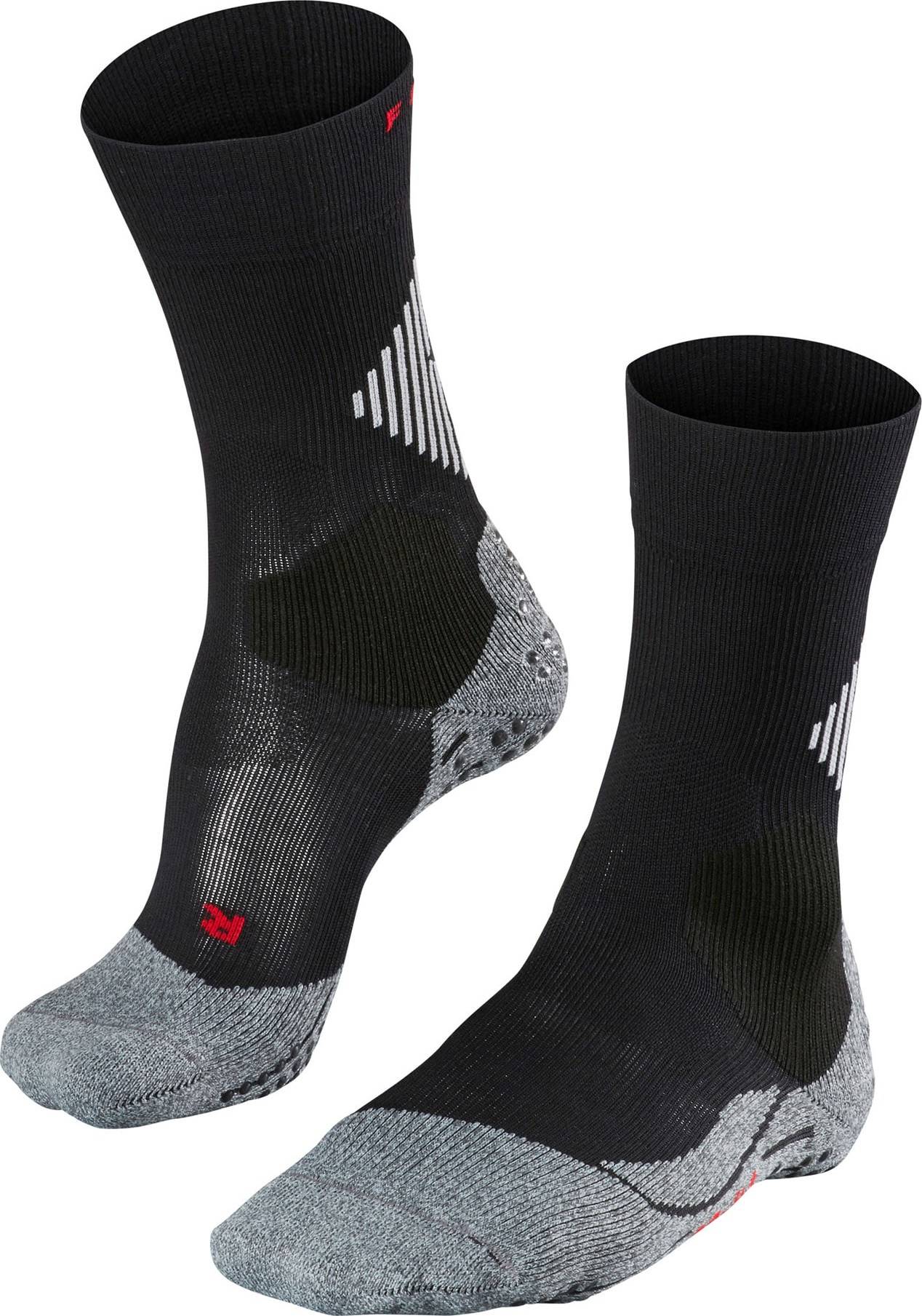 FALKE Sportovní ponožky šedá / červená / černá