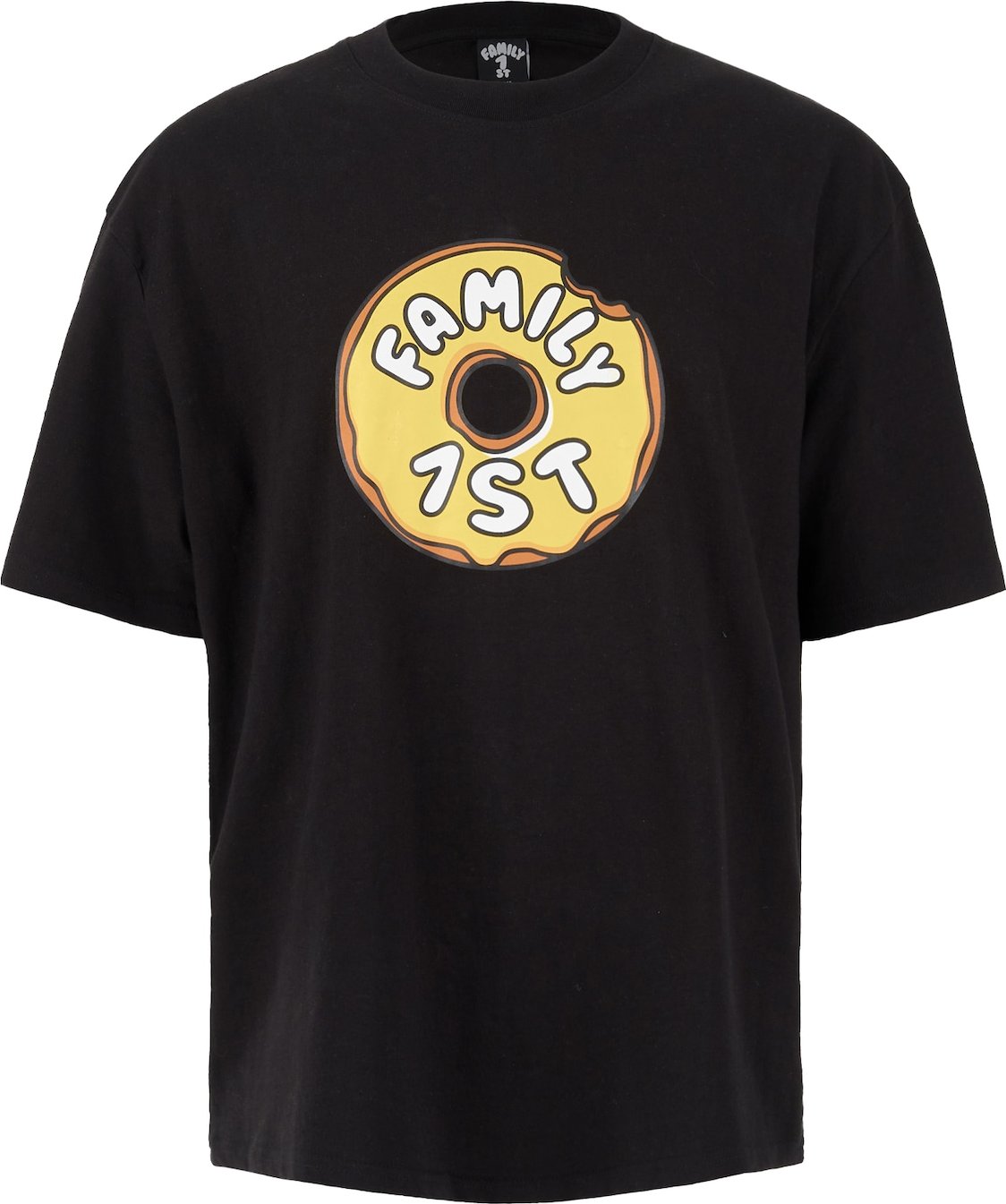 FAMILY 1ST FAMILY 4EVER Tričko 'Inner Circle' černá