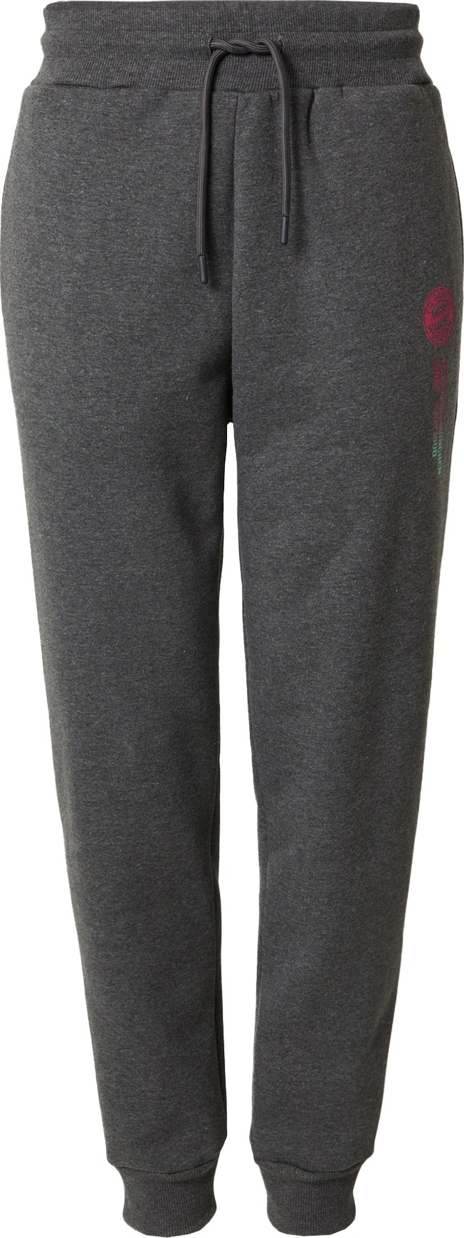 FC BAYERN MÜNCHEN Kalhoty 'Marlo' světlemodrá / šedý melír / pink