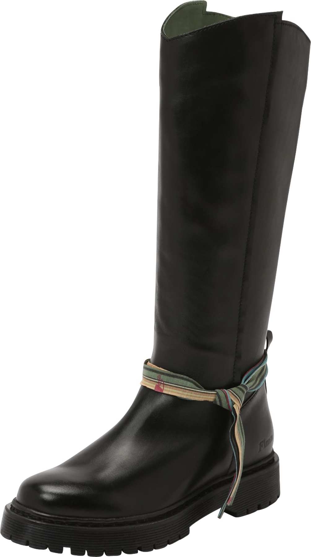 FELMINI Kozačky písková / kiwi / meruňková / černá