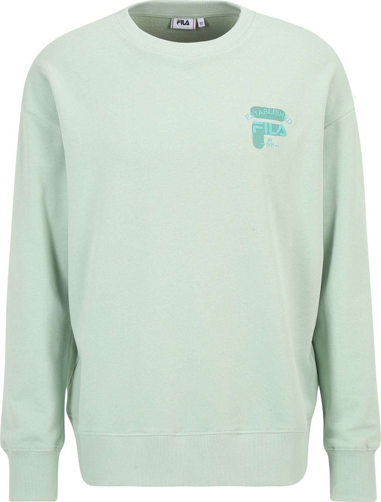 FILA Mikina 'Baben' nefritová / pastelově zelená