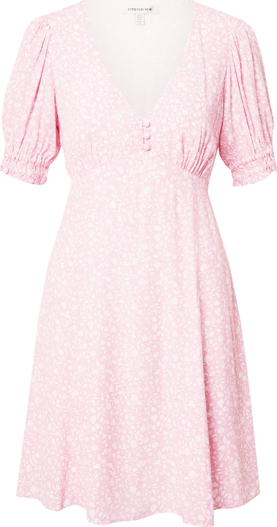 Forever New Košilové šaty 'Emily' růžová / bílá