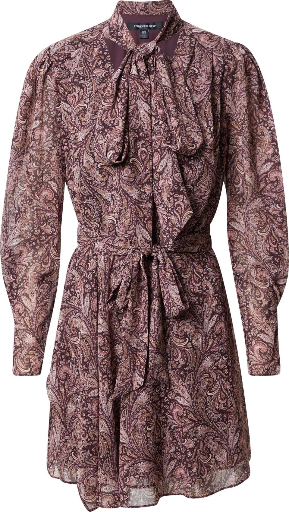 Forever New Košilové šaty 'Naomi' krémová / bobule