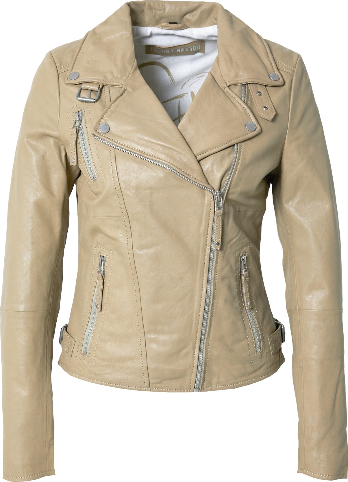 FREAKY NATION Přechodná bunda béžová