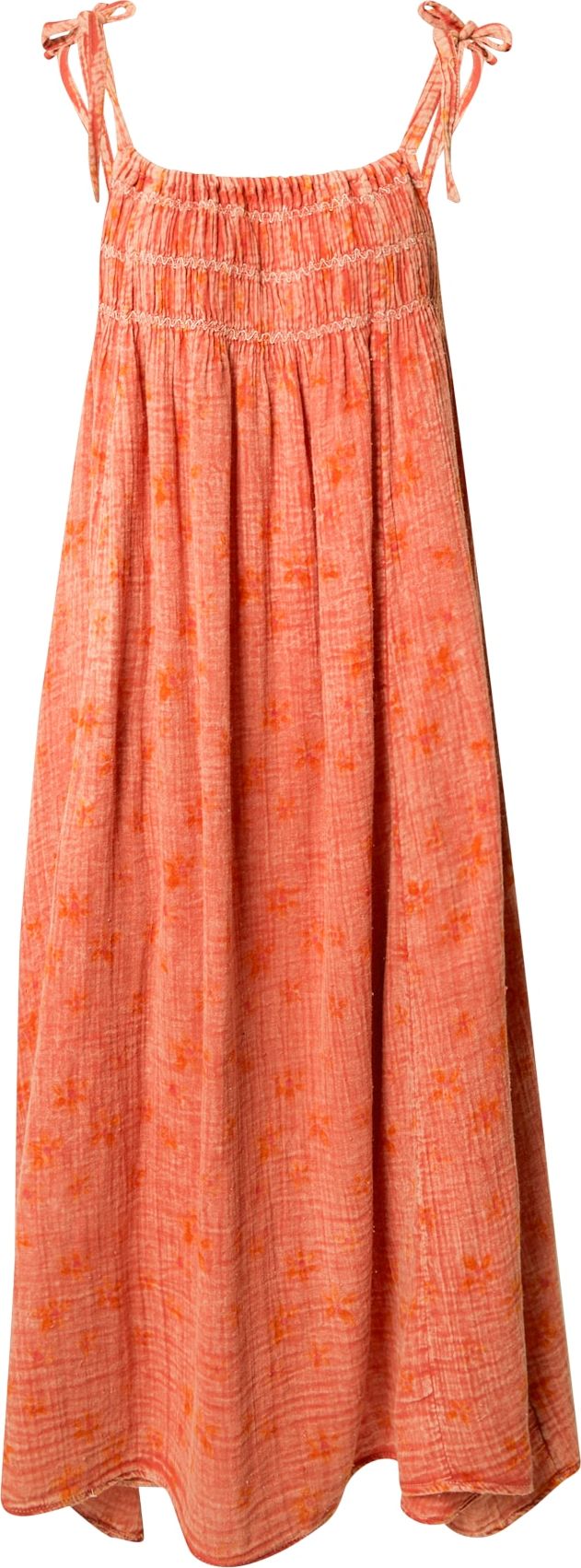 Free People Šaty oranžově červená