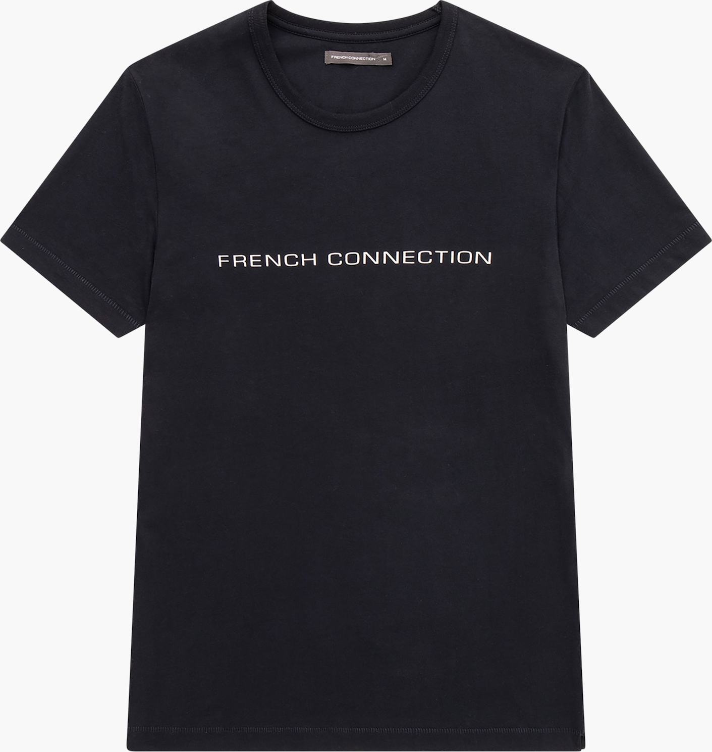 FRENCH CONNECTION Tričko černá / bílá