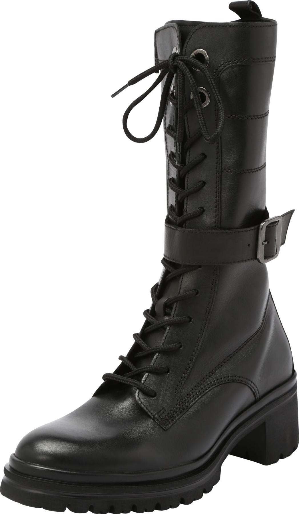 GABOR Šněrovací boty černá