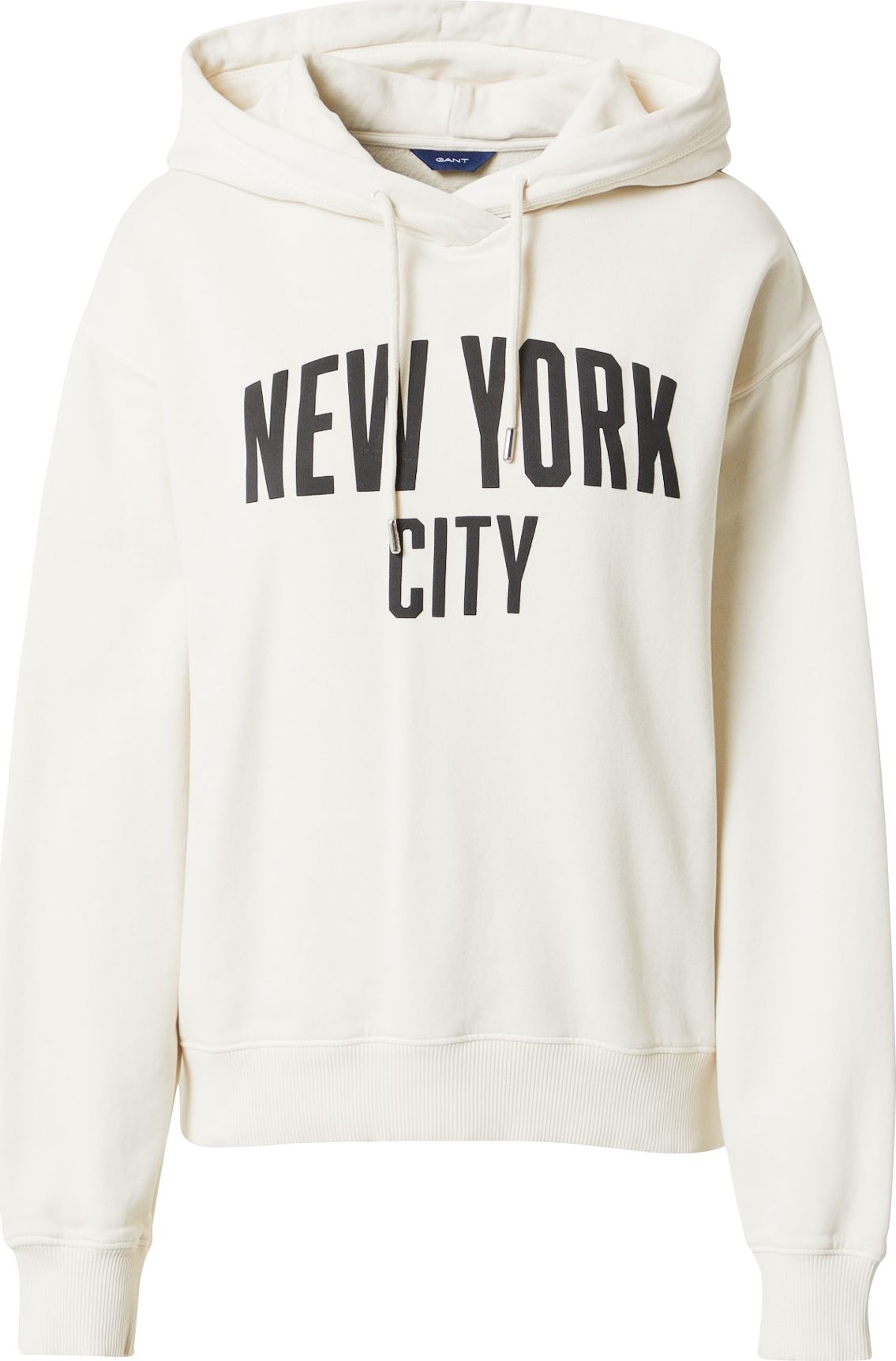 GANT Mikina černá / přírodní bílá